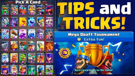 Best Tips And Tricks For Mega Draft Tournament In Clash Royale Easy Wins Youtube