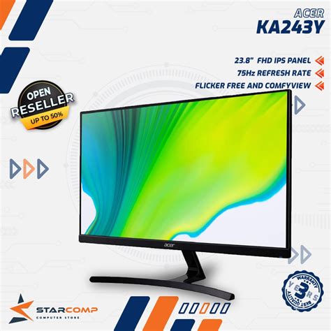 Jual ACER K243YE LED MONITOR 24 FHD IPS 1ms 100Hz HDMI K243Y E