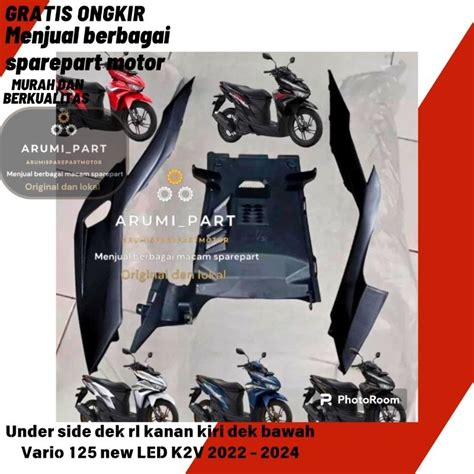 Jual Cover Under Dek Kolong Bawah Samping Kanan Kiri Honda Vario Led