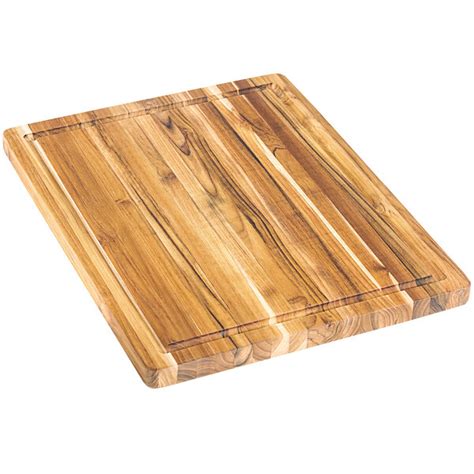 Teakhaus Scandi 18 X 14 X 1 End Grain Teakwood Cutting Board With