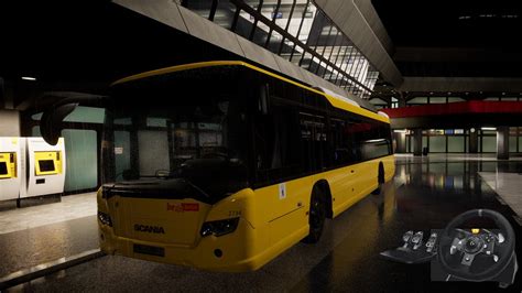 The Bus 4k Ultra Graphics Line N40 Late Night Realistic Driving