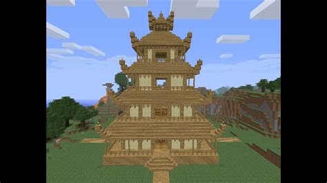 Let S Build Minecraft Chinesische Tempel Youtube