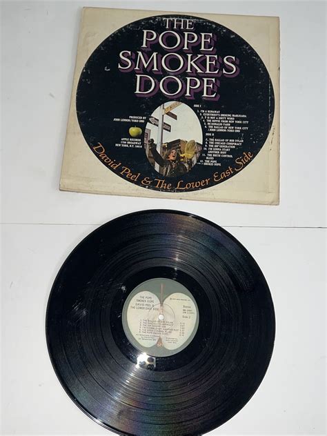 David Peel Lower East Side The Pope Smokes Dope Lp Apple Beatles