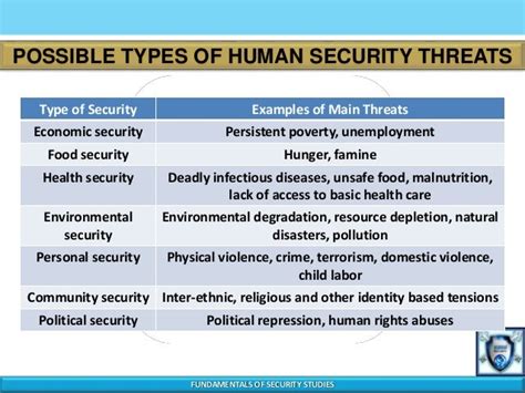 Human Security In Security Studies