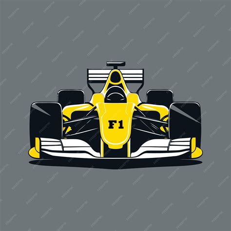 Premium Vector | F1 racing car icon vector illustration isolated