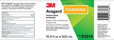 M Avagard Foaming Instant Hand Antiseptic Images Alcohol Liquid Topical