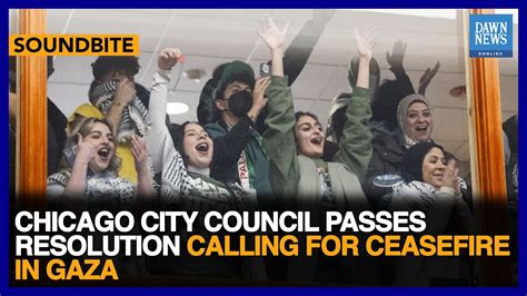 Chicago City Council Passes Resolution Calling For Ceasefire In Gaza