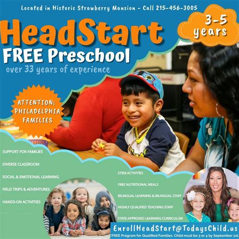 Head Start Head Start And Early Head Start Todays Child Learning Center