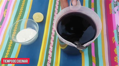 Refresco De MaÍz Morado FÁcil Y RÁpido Chicha Morada Youtube