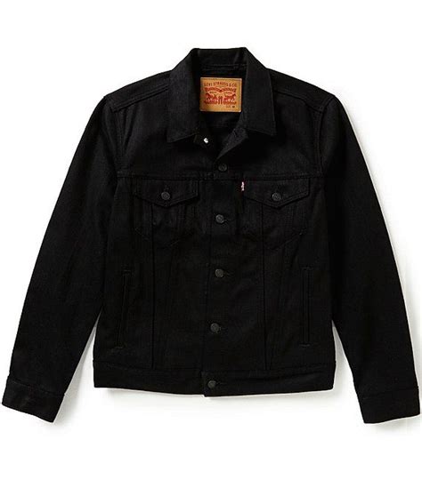 Levi S The Trucker Denim Jacket Dillard S Denim Jacket Black