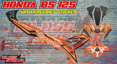 Honda Rs Decals Sticker Lazada Ph