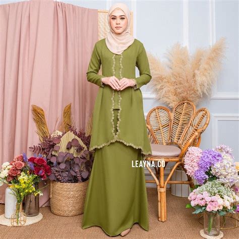 Baju Kebaya Labuh Womens Fashion Muslimah Fashion Baju Kurung