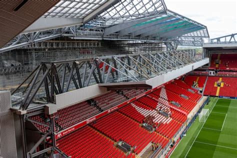 Reds Bid Farewell To Letterbox Anfield Road End As Roof Removal