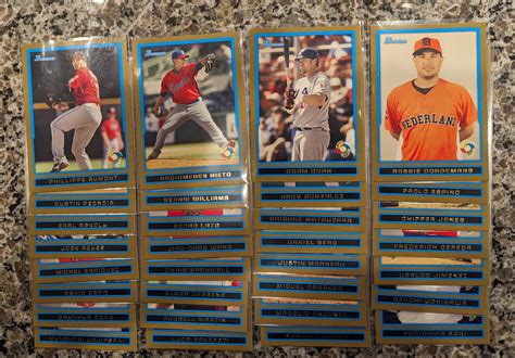 2009 Bowman Draft WBC Prospects Gold Parallel Singles You Pick Fill