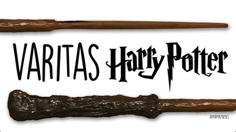 Como hacer VARITAS DE HARRY POTTER Fácil y rápido YouTube