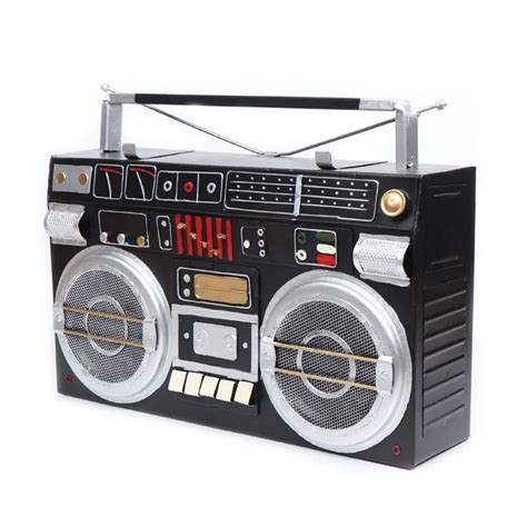 Grabador de hierro forjado Retro nostálgico modelo de Radio cafetería