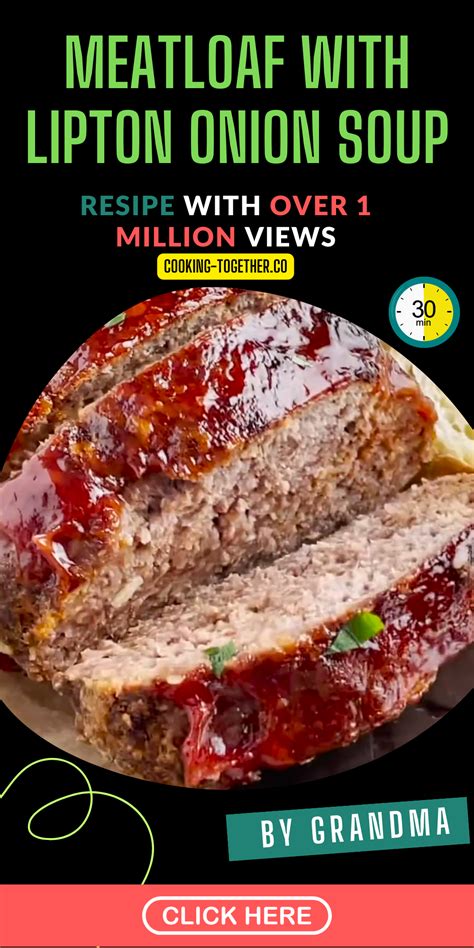 Classic Meatloaf With Lipton Onion Soup Recipe Artofit