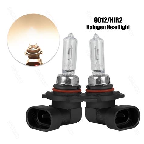 Hir Halogen Headlight High Low Beam Bulbs W K Warm Super