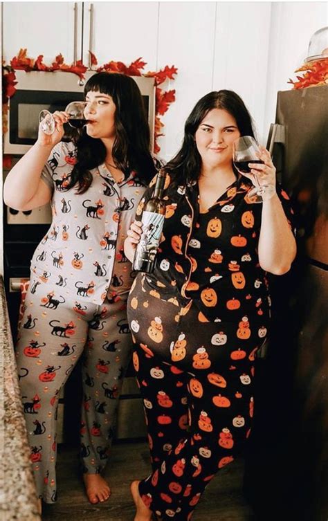 Plus Size Women Plus Size Fall Fashion Halloween Pajamas Plus Size