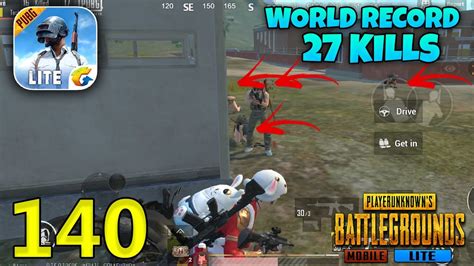 PUBG Mobile Lite 27 Kills Solo Squad WORLD RECORD Gameplay YouTube