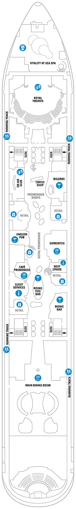 Symphony of the Seas Deck plan & cabin plan from 31/03/2018 until 03/05 ...