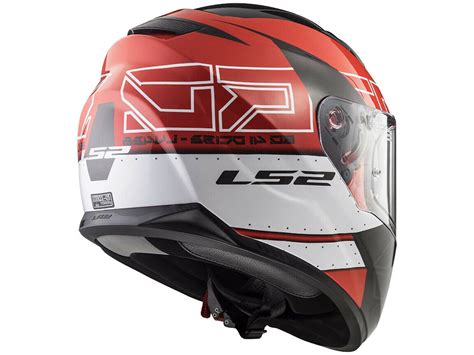 Ls Integral Helmet Ff Stream Evo Kub Black Red White Motorcycle