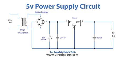 Schematic Diagram Of 5v Power Supply