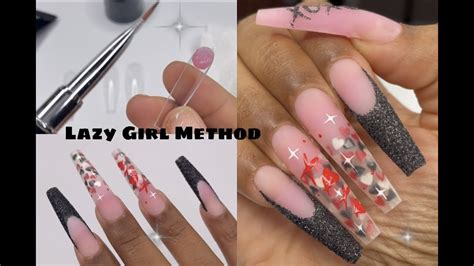 HOW TO LAZY GIRL METHOD EASY ENCAPSULATED NAIL ART Valentine S Nail