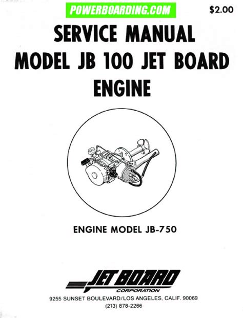 Jet Board - Engine Manual