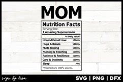 Mom Nutrition Svg File For Mother S Day