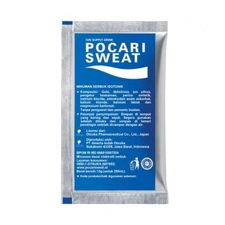 Jual Pocari Sweat Renceng Isi 12 Sachet Kemasan Praktis 13 Gram