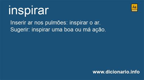 Inspirou Significado