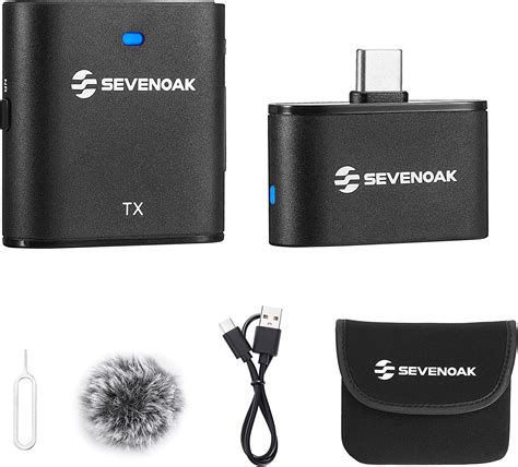 Sevenoak Microphone Lavalier sans Fil avec réduction du Bruit Micro