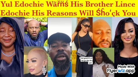 Yul Edochie wáŕnìnĝ to his brother Lince Edochie ĺêáķ online he