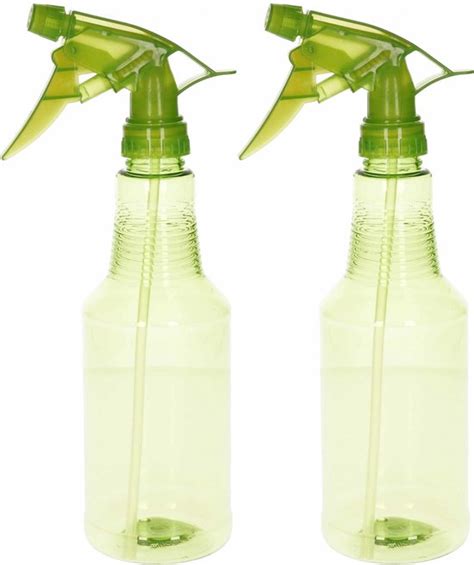 2x Waterverstuivers Spuitflessen 500 Ml Groen Plantenspuiten