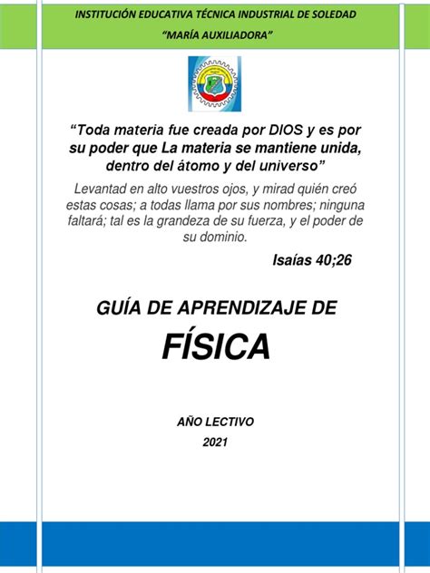 Guia De FÍsica Grado 11º Tercer Periodo 2021 Pdf Sonido Olas