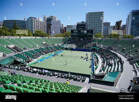 Osaka, Japan. 16th Sep, 2023. General View Tennis : Singles Semifinal Match at ITC Utsubo Tennis ...