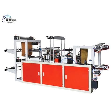 Computer Control High Speed Continuous Rolling Vest Bag Making Machine