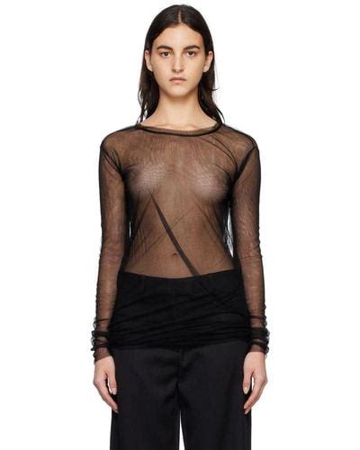 Ann Demeulemeester Long Sleeved Tops For Women Online Sale Up To 62