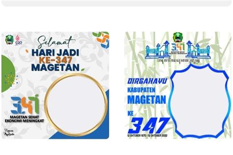 Twibbon HUT Kabupaten Magetan Ke 347 Tahun 2022 Pasang Bingkai Keren