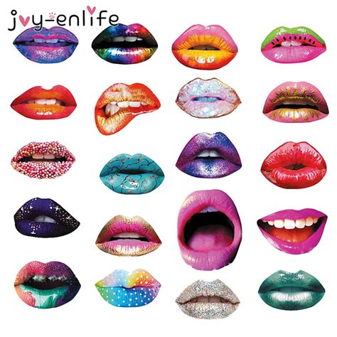 Joy Enlife 20pcs Funny Lip Mouth Diy Photo Props Booth On A Stick For