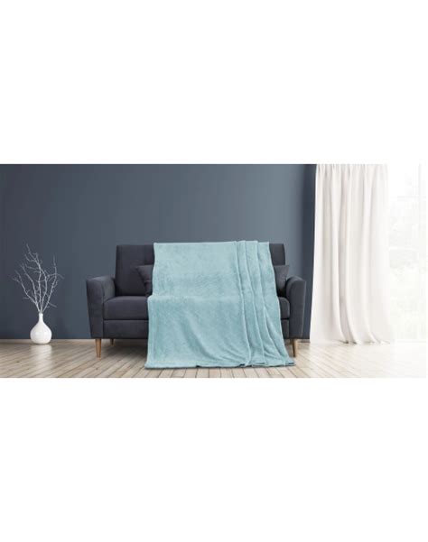 Koc Nessa Babyblue 150x200 Cm AMELIAHOME CHIC HOME Narzuty Pledy