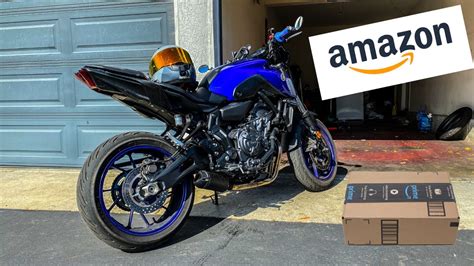 Trying Amazon Motorcycle Accessories Youtube