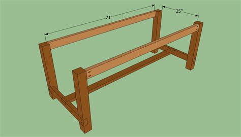 Farmhouse Table Plans Howtospecialist How To Build Step By Step Diy Plans