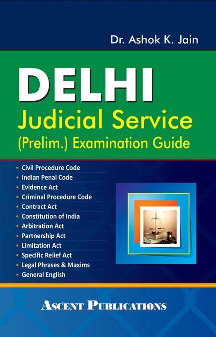 Delhi Judicial Services Preliminary Examination Guide By Ashok K Jain