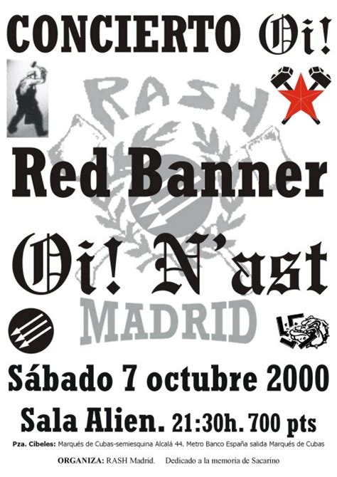 Concierto Oi Rash Madrid