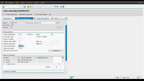 Pasos Iniciales con SAP MM 02 Creación de Material YouTube