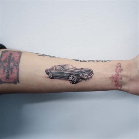 Ford Mustang Logo Tattoo