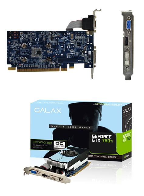 Buy Galax Geforce Gtx 750 Ti Slim Oc 2gb Gxy Gtx750ti 2gd5 Oc Pc