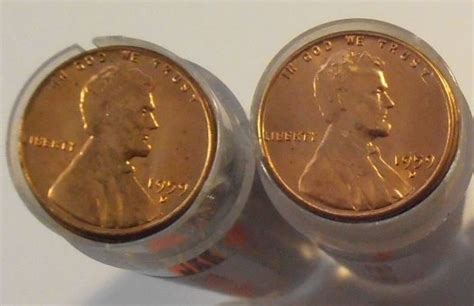 D Lincoln Memorial Cent One Roll Brilliant Uncirculated For